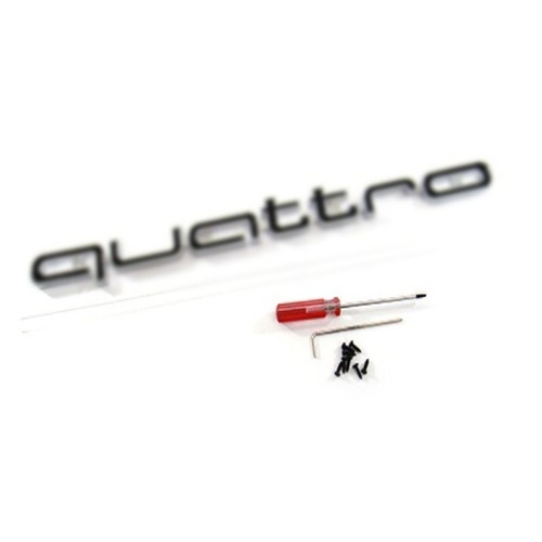 Audi quattro grill badge - quattro,
